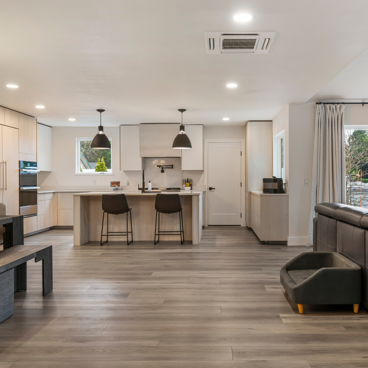 Using Tilden, a Stunning Greige Flooring, in a Home Renovation and Addition | Kriselle's Story