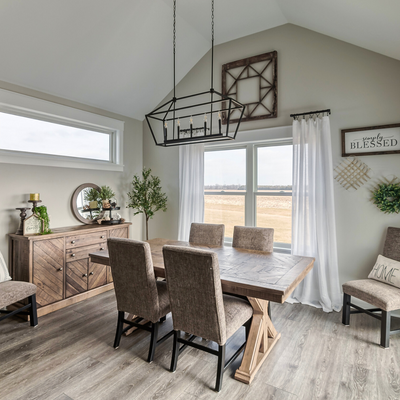 This Grey Luxury Vinyl Flooring Ties a New Home Build Together | Tamera's Story