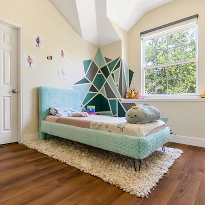 Brenwick Base, Modin's Rustic Cherry Shade, Makes the Perfect Playroom | Kaitlyn’s Story