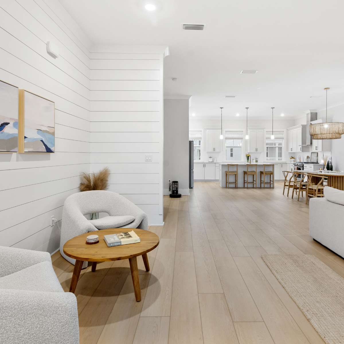 Neutral White Oak Luxury Vinyl Plank Flooring | Jova | Flooret - Flooret