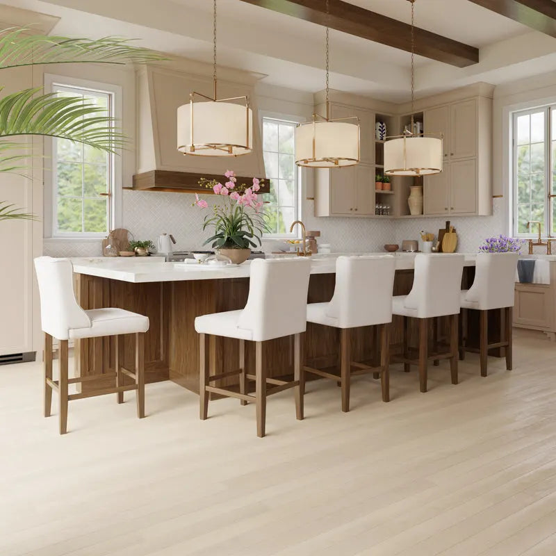 Neutral White Oak Luxury Vinyl Plank Flooring | Jova | Flooret - Flooret