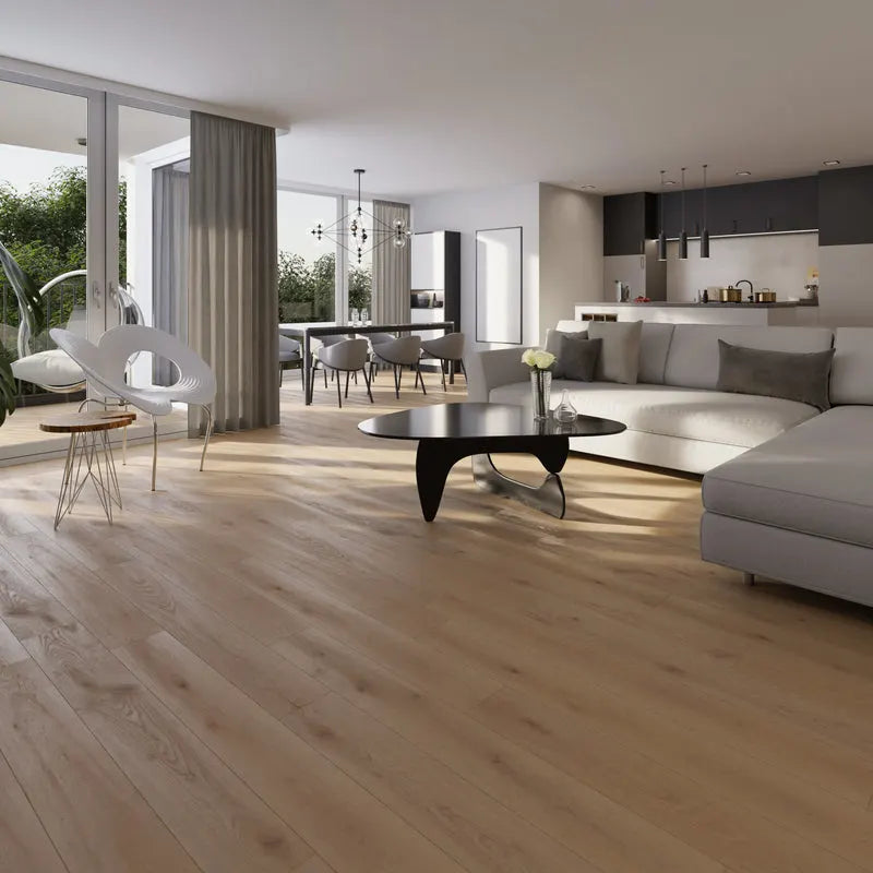 Light Weathered Oak Luxury Vinyl Plank Flooring | Kora | Flooret - Flooret