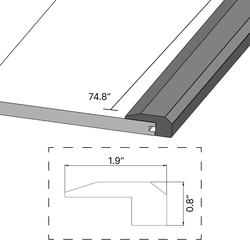 Provence 10" End Cap