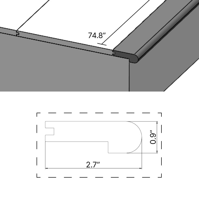 Provence 10" Nosing Round