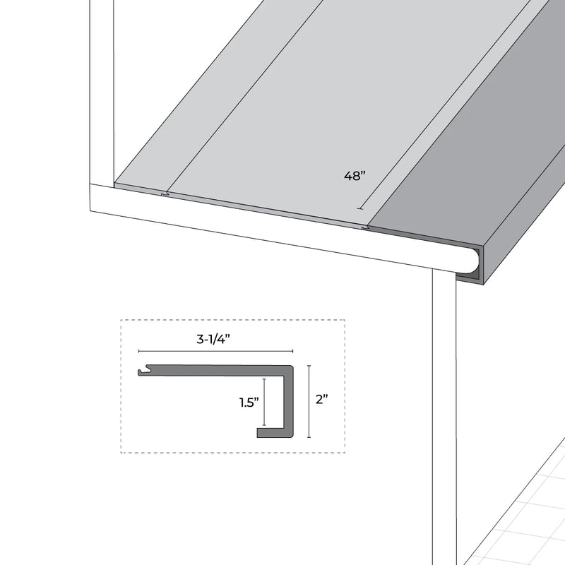 Base TruPlank Nosing 48"